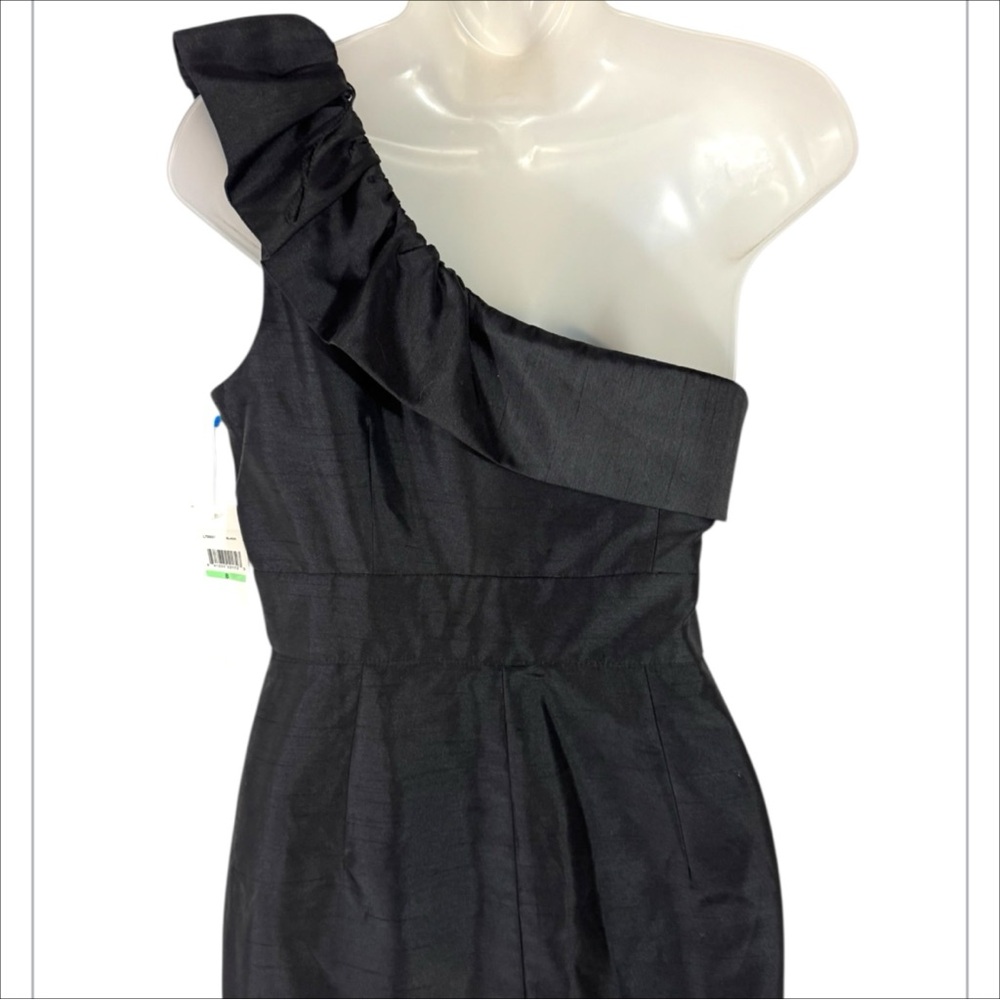 London Times | One Shoulder Dress - Black - NWT - Picture 7 of 14